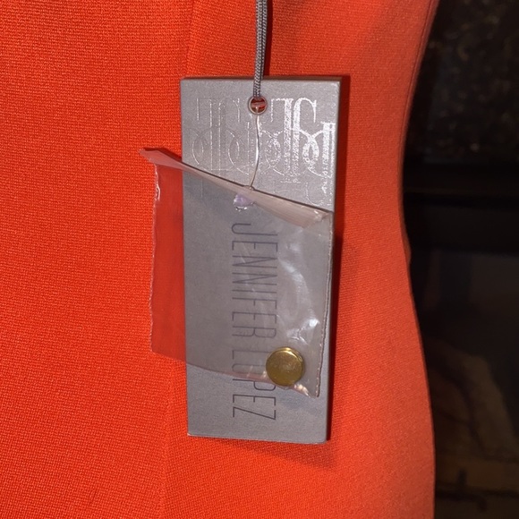 Jennifer Lopez coral dress - Picture 9 of 10